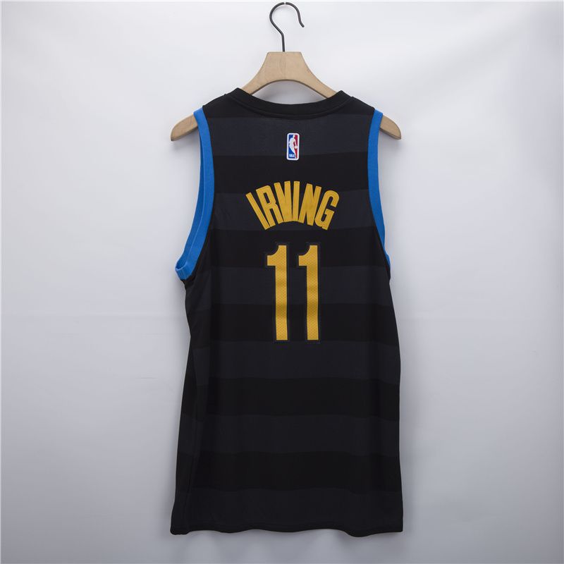 Men Brooklyn Nets #11 Irving black Fashion Nike 2021 NBA Jersey